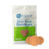 Tru-Colour Skin Tone Spot Bandages: Olive Single Bag (50-Count, Green Bag) - Tru-Colour Bandages