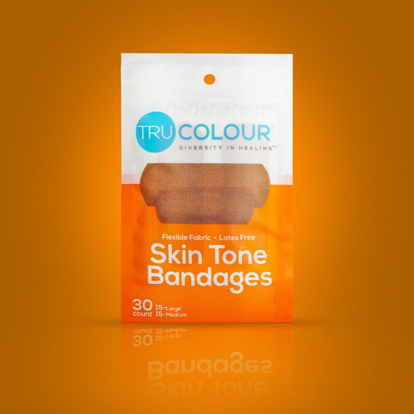 Tru-Colour Skin Tone Bandages: Brown-Dark Brown (Orange Bag) - Tru-Colour Bandages