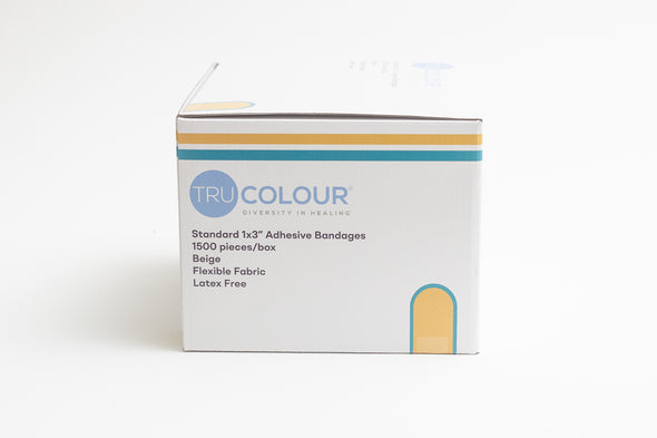 TruColour Skin Tone Bandages: 1500ct (Aqua Box)