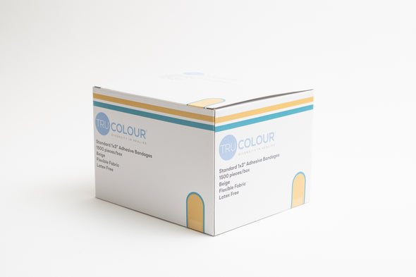 TruColour Skin Tone Bandages: 1500ct (Aqua Box)