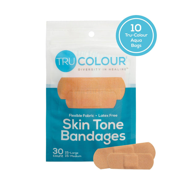 Wholesale: 40 Skin Tone Bandage Bag (Multi, 1200-count) - Tru-Colour Bandages