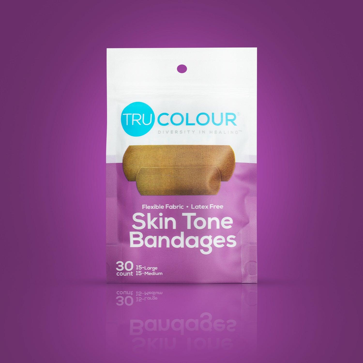 Tru-Colour Skin Tone Bandages: Dark Brown (Purple Bag) – TruColour