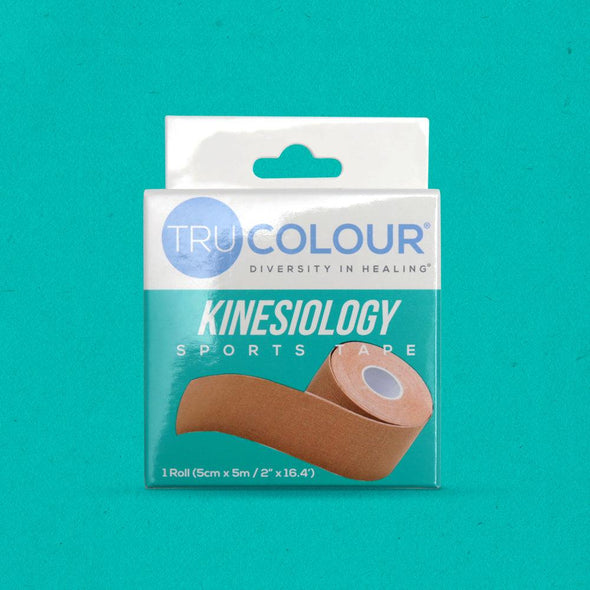 Tru-Colour Kinesiology Tape for Beige Skin - Single Roll - Tru-Colour Bandages