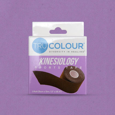 Tru-Colour Kinesiology Tape for Dark Brown Skin - Single Roll - Tru-Colour Bandages