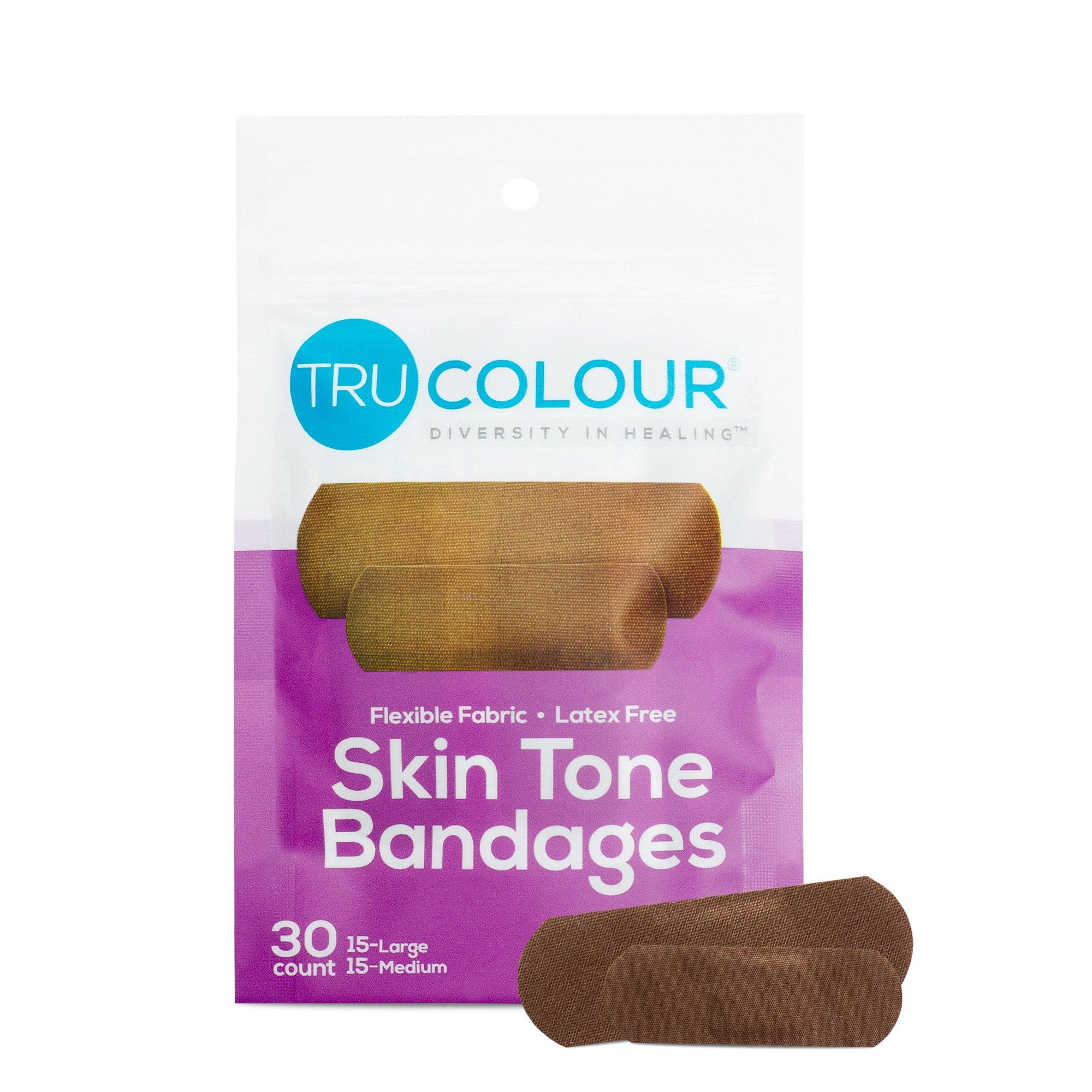 Tru-Colour Skin Tone Bandages: Dark Brown (Purple Bag) – TruColour